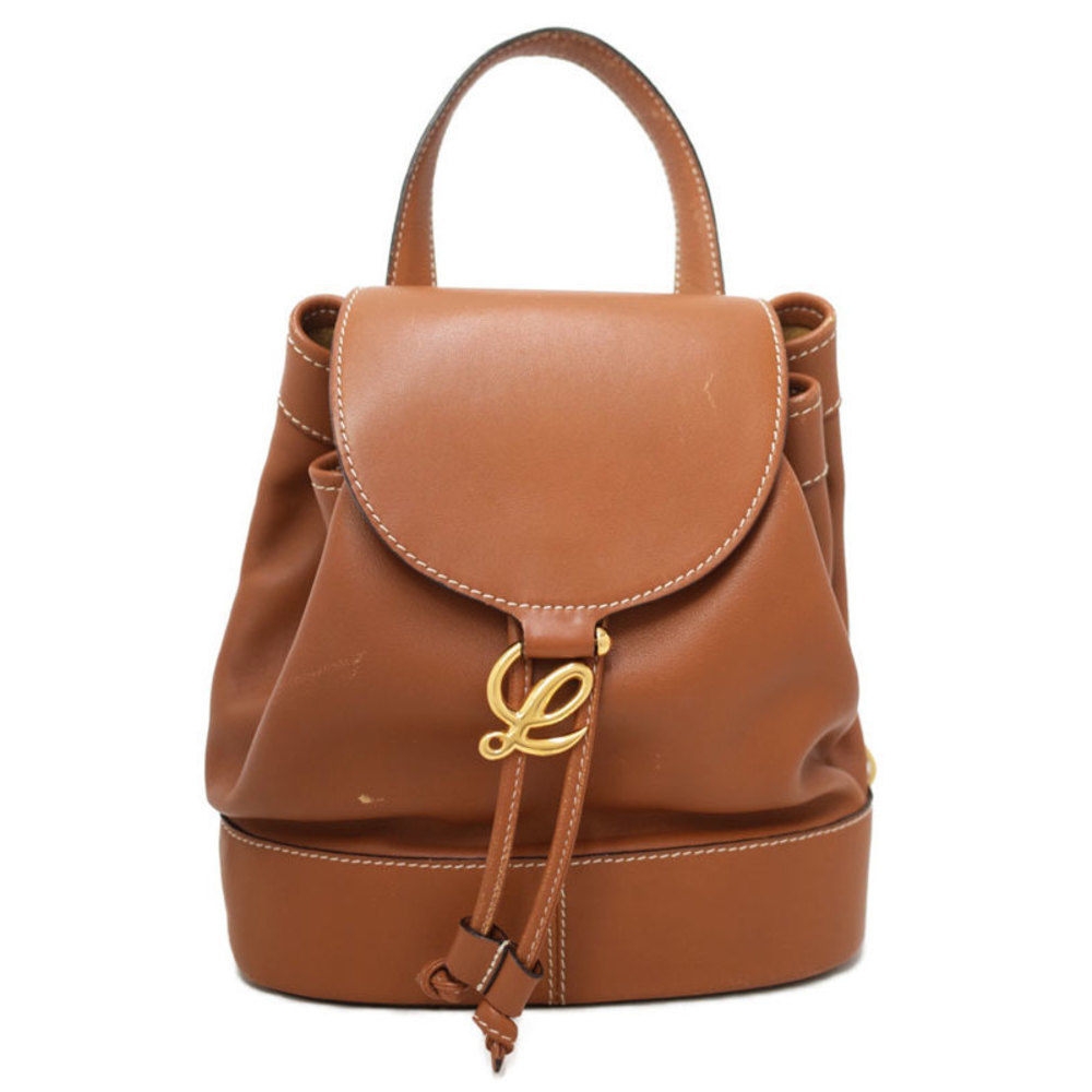 Loewe Brown Backpack Rucksack Leather - image 2